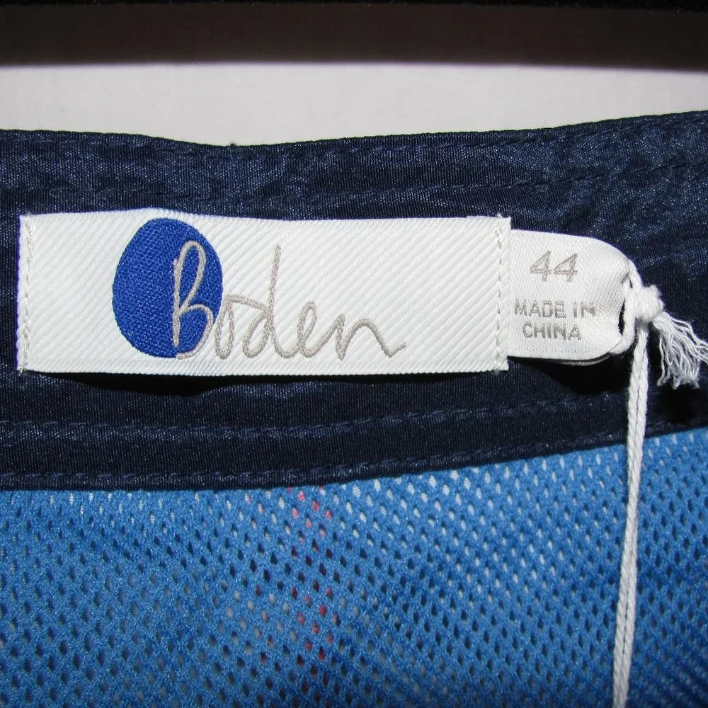 NEW Mens' Boden Floral Board Shorts Blue Pink Size 44